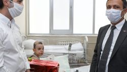 Kayseri’de savaş mağduru minik Halid’in tedavisi başladı