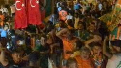 Alanyasporlu taraftarların final coşkusu