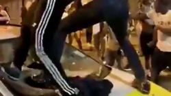 İngiltere'de izinsiz partide polise saldırdılar