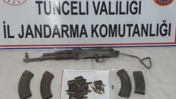 Tunceli’de arazi taraması:Silah ve mühimmat ele geçirildi