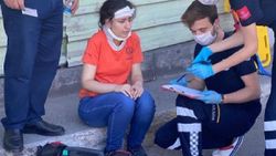 İstanbul'da sınava giden genç kız yaralandı