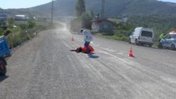 Çorum'da motosiklet kullanırken kalp krizi geçirip, öldü