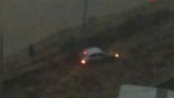Yusufeli Barajı şantiyesinde sel ve heyelan anı