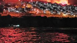 İzmir'de makilik alanda yangın