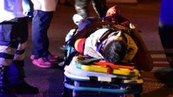 İzmir'de 'dur' ihtarına uymayan motosikletli, kaza yaptı