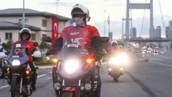 Türkiye Motosiklet Federasyonu'ndan 15 Temmuz sürüşü