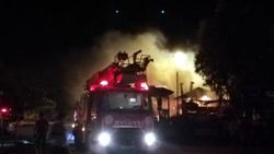 Antalya'da restoranda yangın