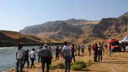 Dicle Nehri'ne giren adam akıntıya kapılıp kayboldu