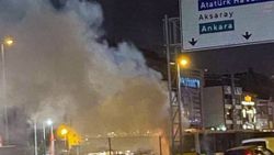 Küçükçekmece’de metrobüste yangın