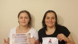 Düzce’de anne ve kızı birlikte sınava girdi