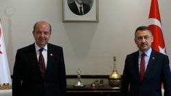 Fuat Oktay, KKTC Başbakanı Tatar ile görüştü