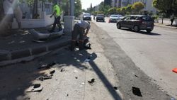 Muğla'da KPSS'ye yetişmeye çalışan iki araç kaza yaptı
