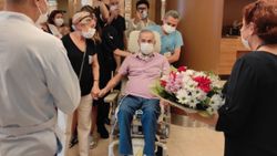 İstanbul'da korona hastası yaşlı adam, 4 ay sonra yoğun bakımdan çıktı