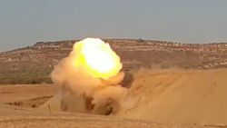 Afrin’de 75 kilo patlayıcı yüklü araç imha edildi