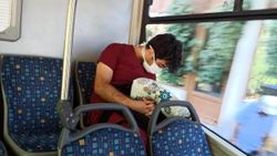 Malatya’da sağlık çalışanı yorgunluktan uykuya yenik düştü