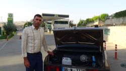 Fizik mühendisi Abbas Bostancı arabasını suyla çalıştıran cihaz yaptı