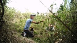 Manisa’da uyuşturucu tacirlerini fotokapan yakaladı