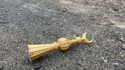 Arnavutköy'de cami minaresine yıldırım düştü