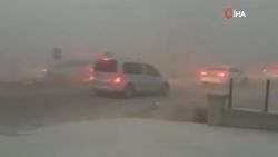 Nevşehir’de toz bulutu oluştu