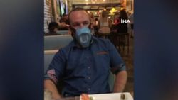 ABD’de yemek yerken bile çıkarılmayan otomatik maske