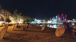 Muğla'da bir kişi, plajdaki şemsiyeleri kırdı