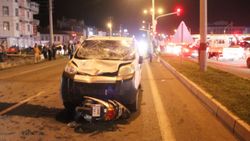 Kütahya'da ticari araç, iki motosiklete çarptı: 1 ölü