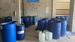 Adana'da 3 bin 220 litre sahte içki ele geçirildi