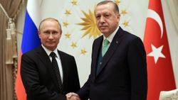 Cumhurbaşkanı Erdoğan, Vladimir Putin'le görüştü