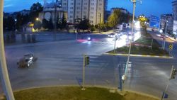 Çorum'da ortalığın savaş alanına döndüğü feci kaza kamerada
