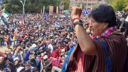 Eski Bolivya Devlet Başkanı Morales, bir yıl aradan sonra ülkesinde