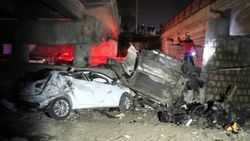Bolu'da kaza ihbarına giden itfaiyeci, kuzenini kurtardı