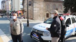 Bolu’da polis ile vatandaşın maske tartışması