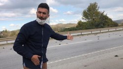 Dead starlings on the D100 highway in Sakarya surprised those who saw it