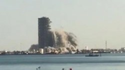 Explosives destroy 144-story skyscraper in Abu Dhabi