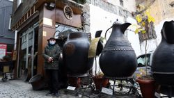 Trabzonlu bakır ustasının devasa ürünleri