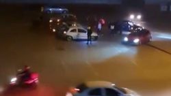 Antalya’da gençlerin driftli asker eğlencesi