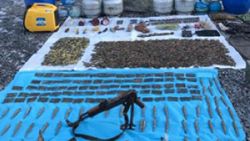 Hakkari’de terör örgütünün cephaneliği ele geçirildi