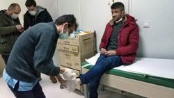 Samsun'da teyze oğlunun silahlı saldırısına uğradı