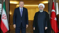 Cumhurbaşkanı Erdoğan, Ruhani'yle görüştü