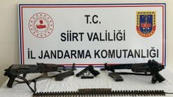 Siirt’te PKK’lı teröristlere ait mühimmat yakalandı