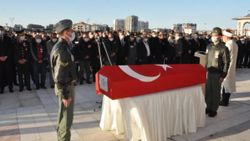 Şehit astsubay Şükrü Karadirek'e veda