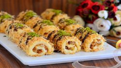 Kadayıflı paşa sarması nasıl yapılır, malzemeleri nelerdir? Kadayıflı paşa sarması tarifi..