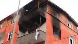 Samsun'da benzinle yakılan soba parladı