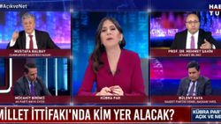 Habertürk'te Mustafa Balbay ile Mehmet Şahin arasında 'senin için üzülüyorum' polemiği