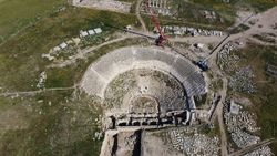 Laodikya Antik Tiyatrosu, izleyicilerini ağırlamak için gün sayıyor