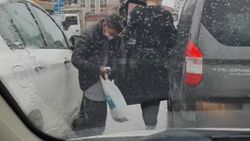 Düzce’de görenlerin içini ısıtan görüntü