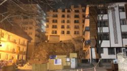 Ankara’da çatısı çöken Açelya apartmanının yıkım çalışmaları sabaha kaldı
