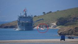 Ege'de denize düşen eğitim uçağının enkazı çıkarıldı