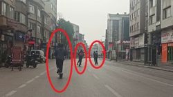 Bursa'da kısıtlamayı scooter ile deldiler