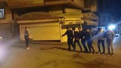 Sultangazi'de ilginç görüntüler: Halay çekip, uzun eşek oynadılar